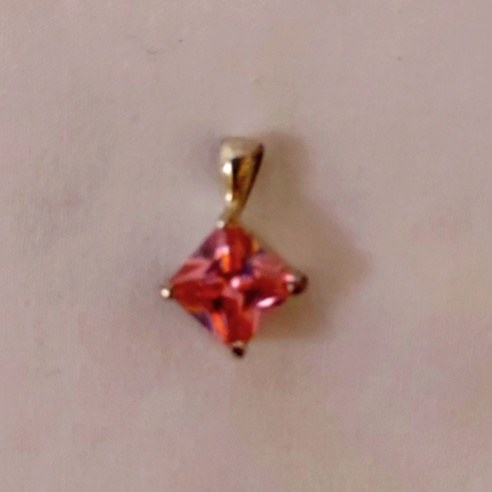 Pink ice charm